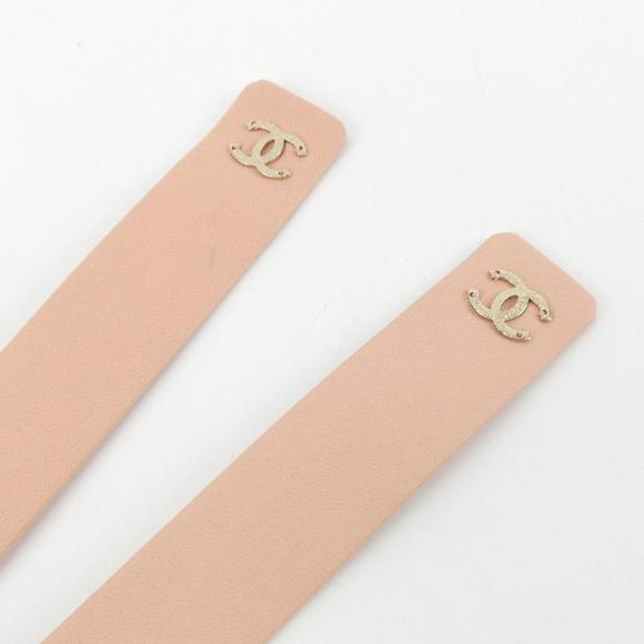 CHANEL Classic Black Leather Belt - Picture 3 of 4